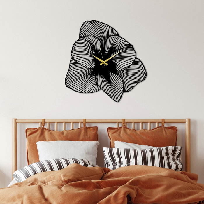Wallity Aprire Reloj de Pared Decorativo de Metal Negro 70 x 70 cm Wallity Aprire Reloj de Pared Decorativo de Metal Negro 70 x 70 cm